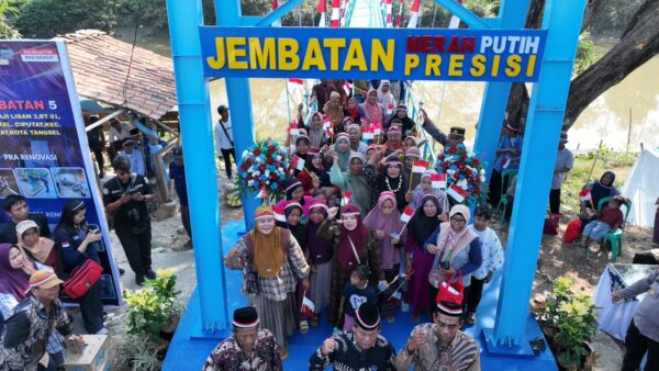 Presiden Resmikan Jembatan Merah Putih Presisi, Jadi Penghubung Baru Warga di Wilayah Polda Metro Jaya